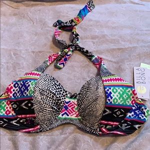 Billabong bikini top size medium NWT